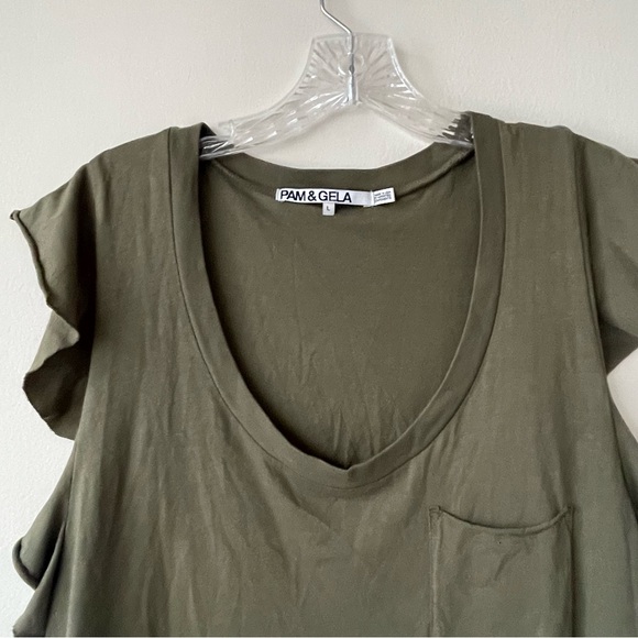 PAM & GELA Dress Flutter Sleeve Freedom Suze Large - Picture 3 of 13